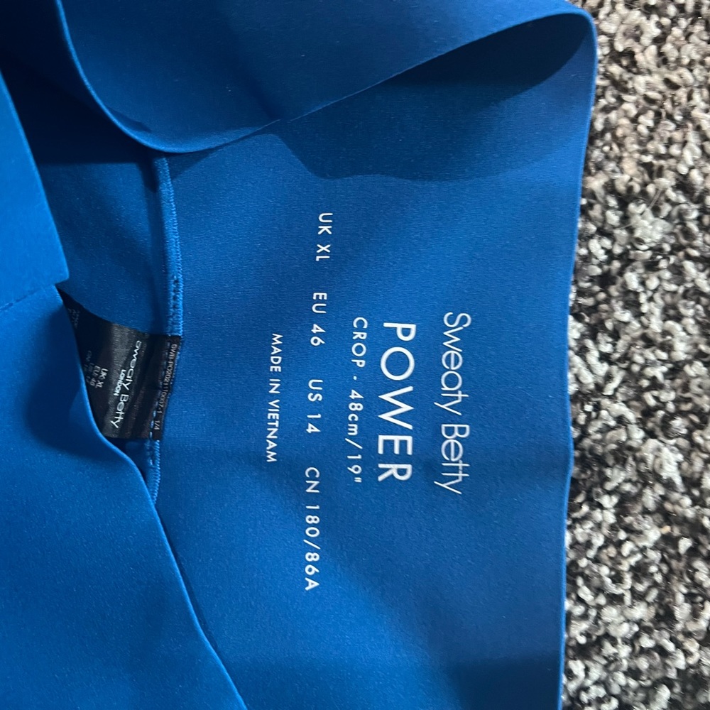 Sweaty Betty Vibrant Blue Power Leggings